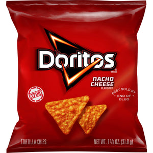 Doritos Nacho Cheese Flavored Tortilla Chips, - Export