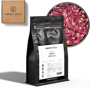 AWAFI MILL Dried Rose Petals | Rosa rubiginosa - 100 g | 3.5 Oz
