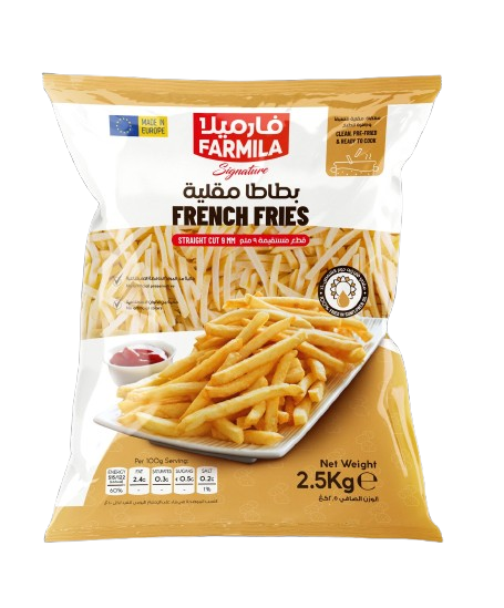Farmila Signature Straight Cut Fries 9mm (4x2.5kg)