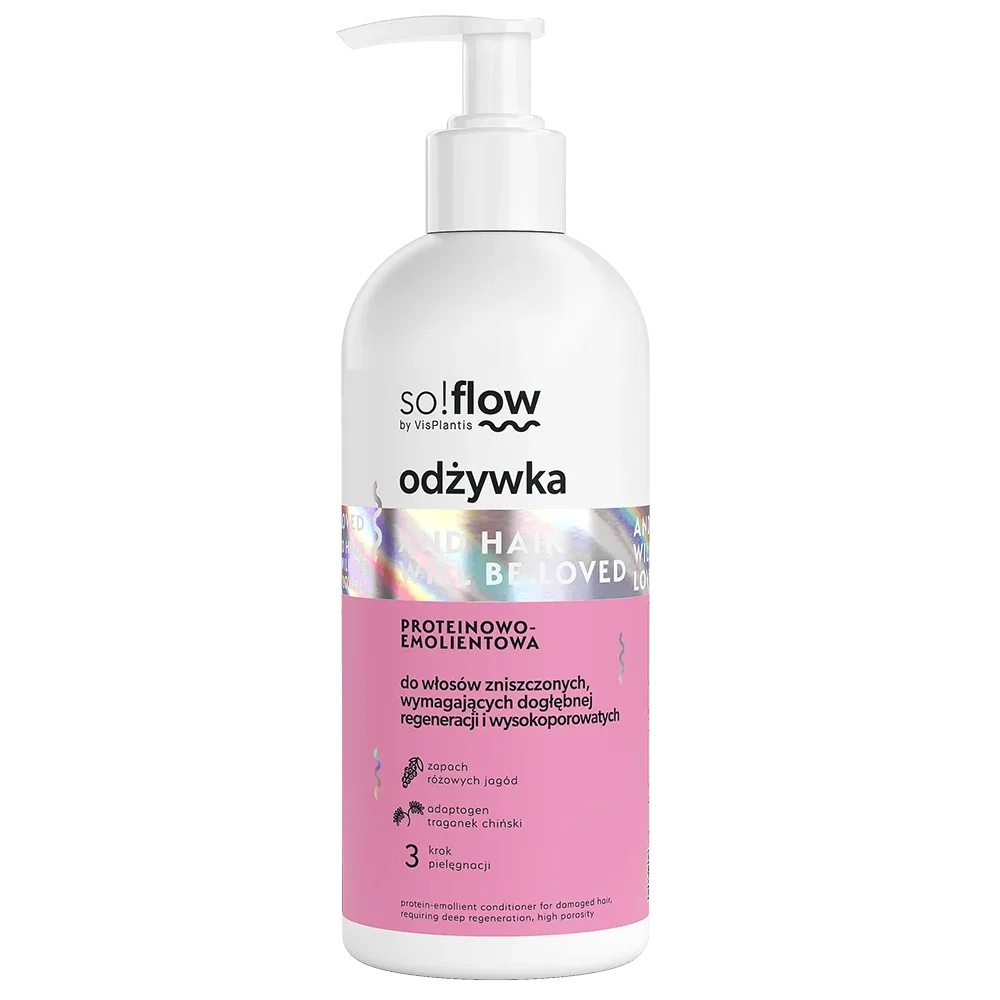 Protein Emollient Conditioner For Damaged Hair Requiring Deep Regeneration High Porosity