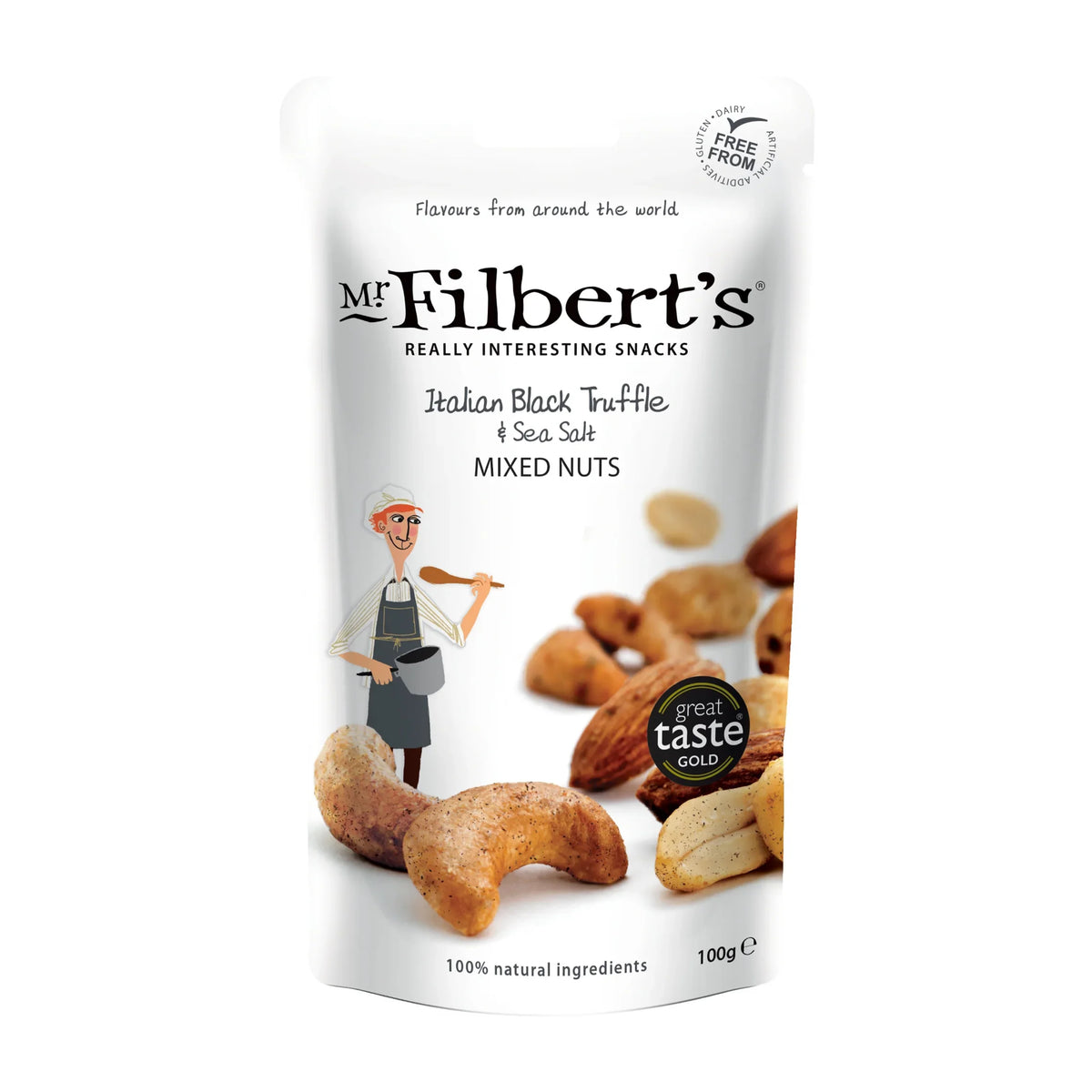 Mr.Filbert Italian Black Truffle & Sea Salt Mixed Nuts 100g