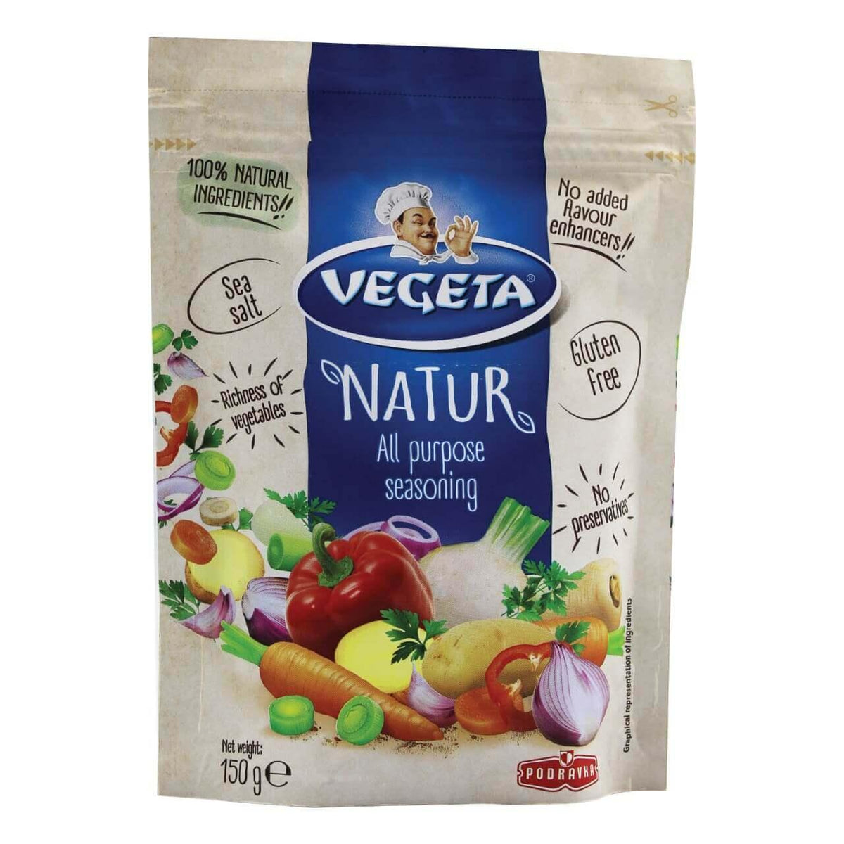 Vegeta Natural All purpose Seasoning Bag 150g