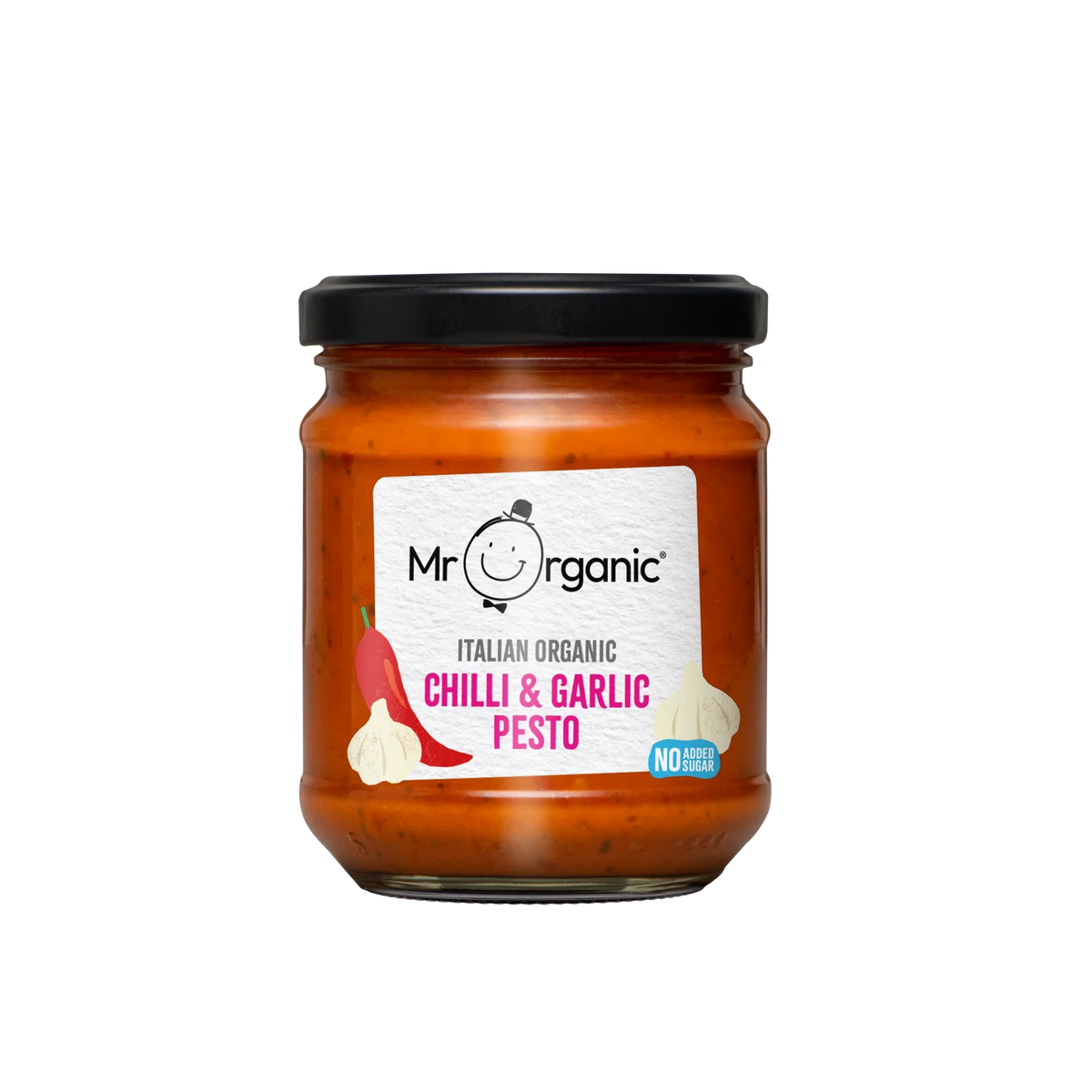 Mr Organic Chilli & Garlic Pesto 190g