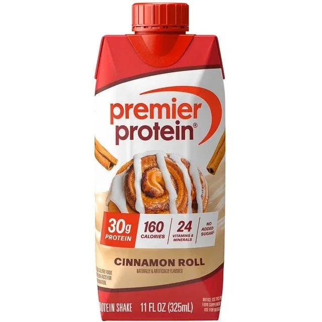 Premier Protein 30g High Protein Shake, Cinnamon Roll 325ml