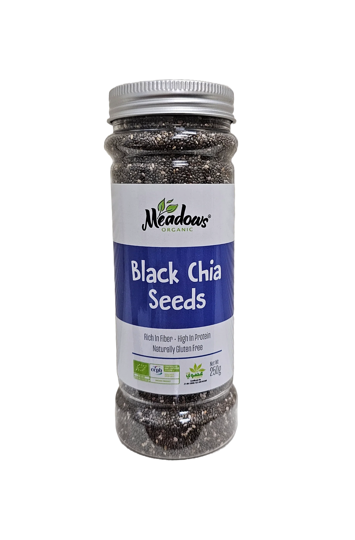 Meadows Organic Black Chia Seeds 250g