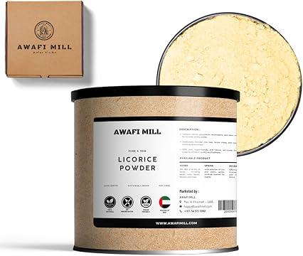 AWAFI MILL Licorice Root Powder Glycyrrhiza Glabra - 100 g | 3.5 Oz