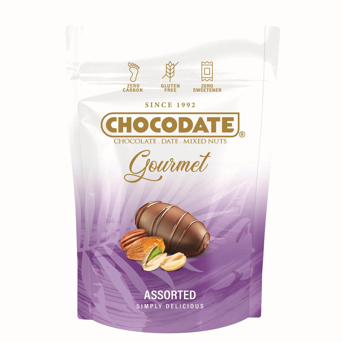 Chocodate Gourmet Assorted- Chocolate- Date-Mixed Nuts 150gm