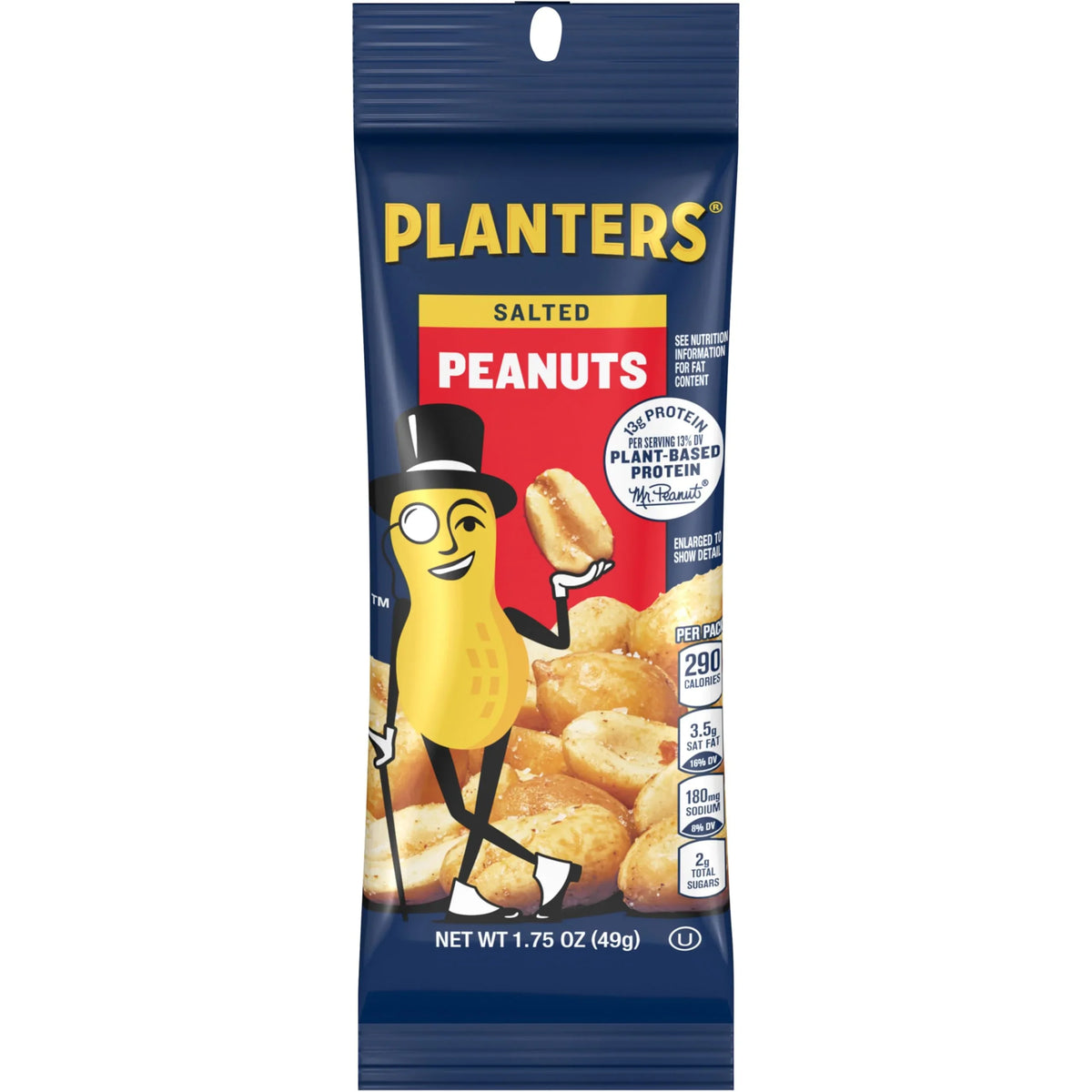 Planters Plant Based Protein Salted Peanuts - 49g