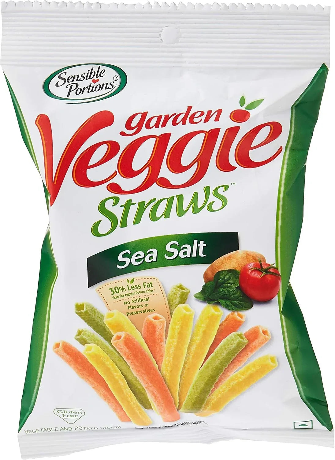 Sensible Portions Veggie Straws Sea Salt 28g