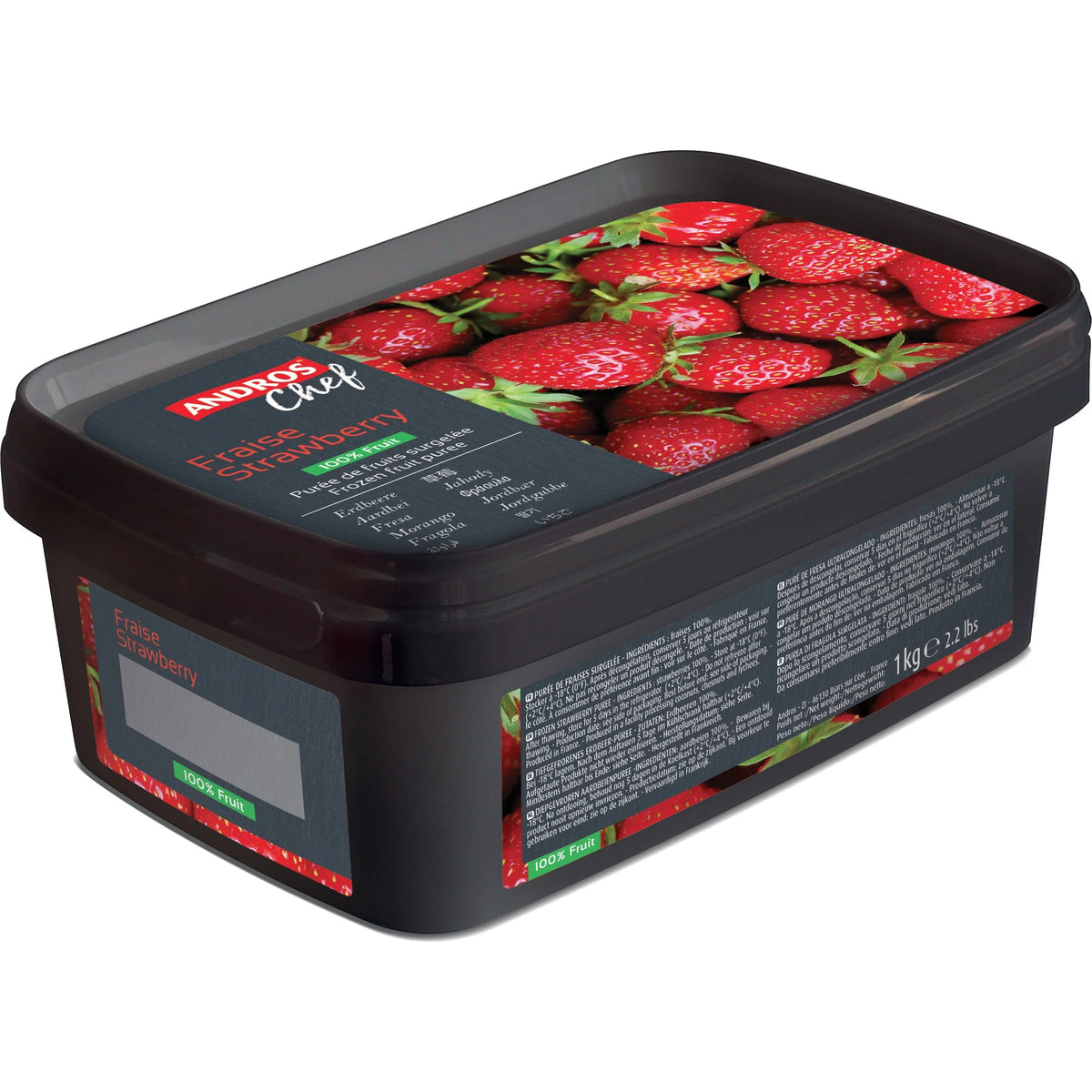 Andros Chef Frozen Strawberry Puree 1Kg