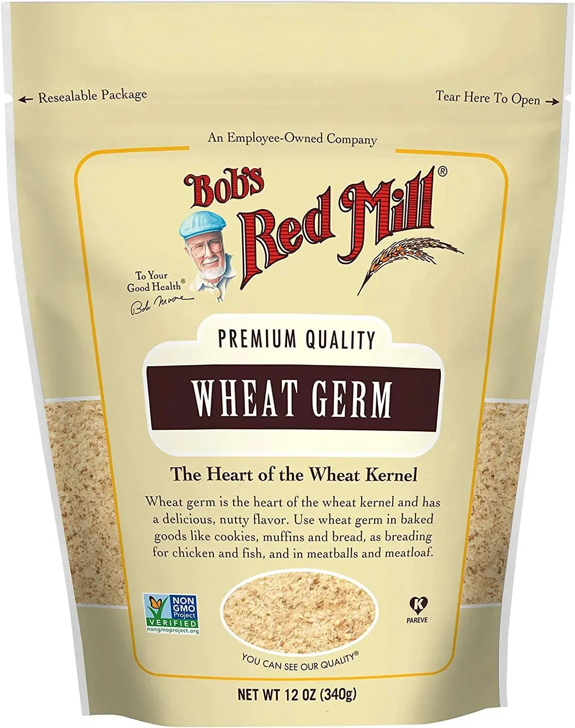Bob's Red Mill Premium Quality Wheat Germ, Non-GMO 340gm