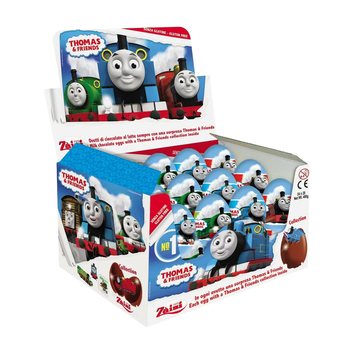 Zaini Thomas & Friends Chocolate Eggs, 24 Pack