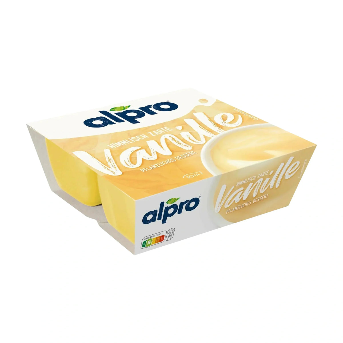 Alpro Vanilla Soya Dessert, 4 × 125 g