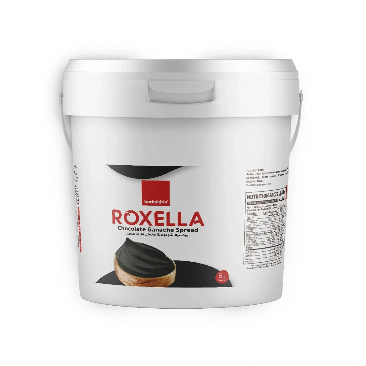 Backaldrin Chocolate Ganache Spread, 5 kg