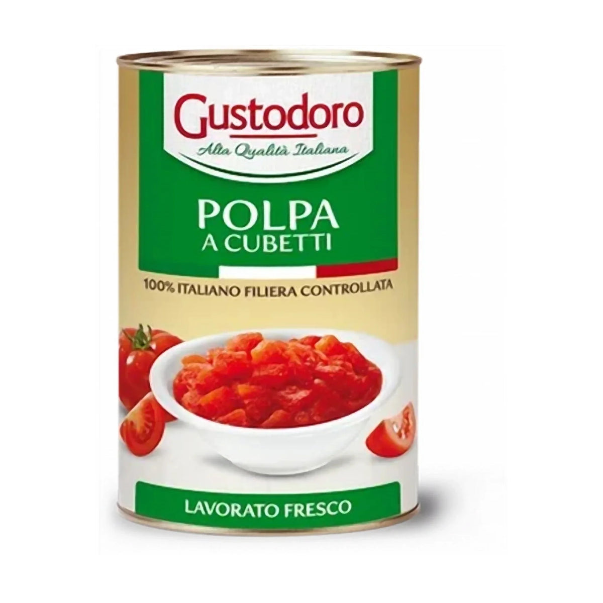 Gustodoro Diced Tomatoes, 4.1 kg