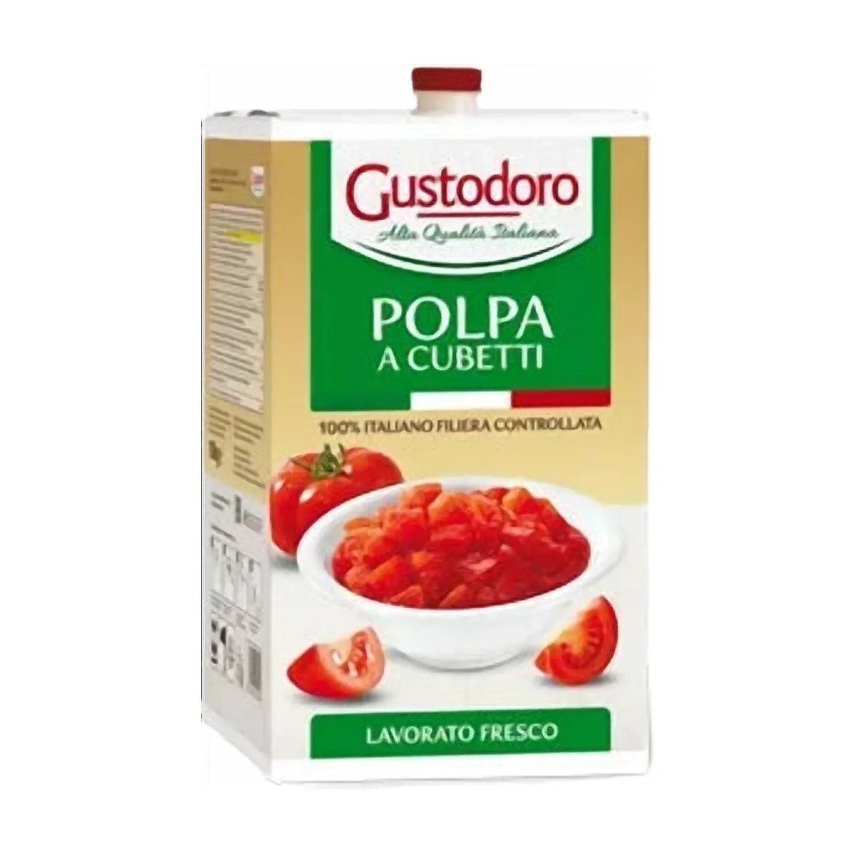 Gustodoro Diced Tomatoes, 10 kg