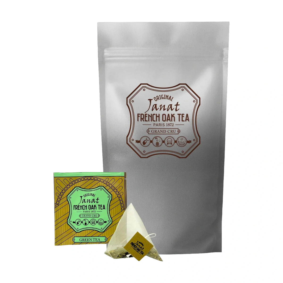 Janat French Oak Green Tea, 60 Bags