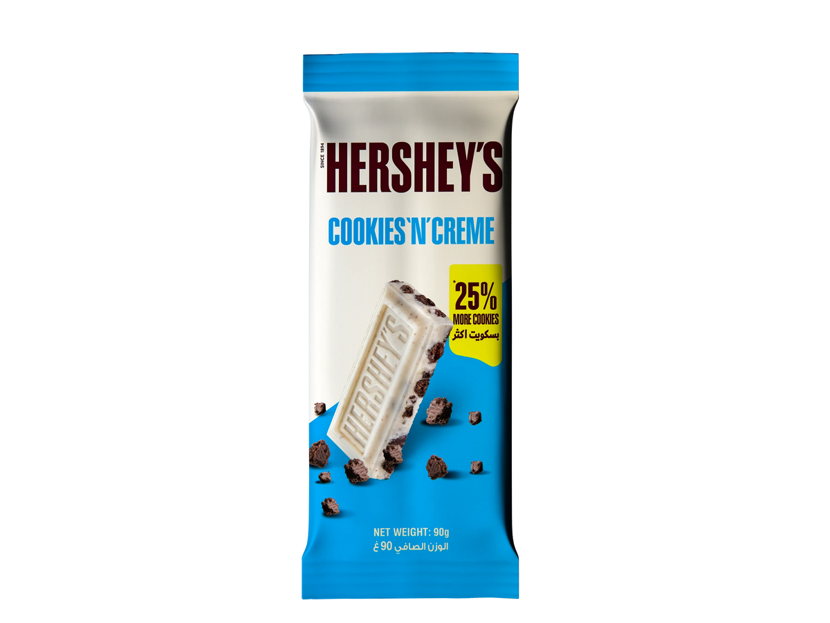 Hershey's Cookies 'N' Creme Chocolate Bar 90gm