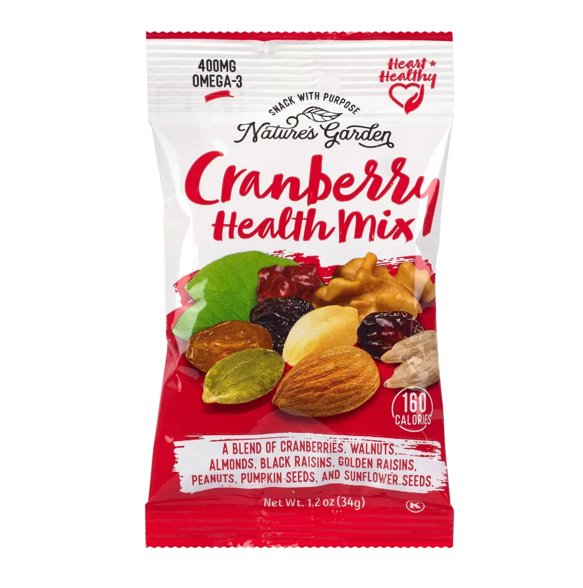Nature's Garden Cranberry Health Mix 34g