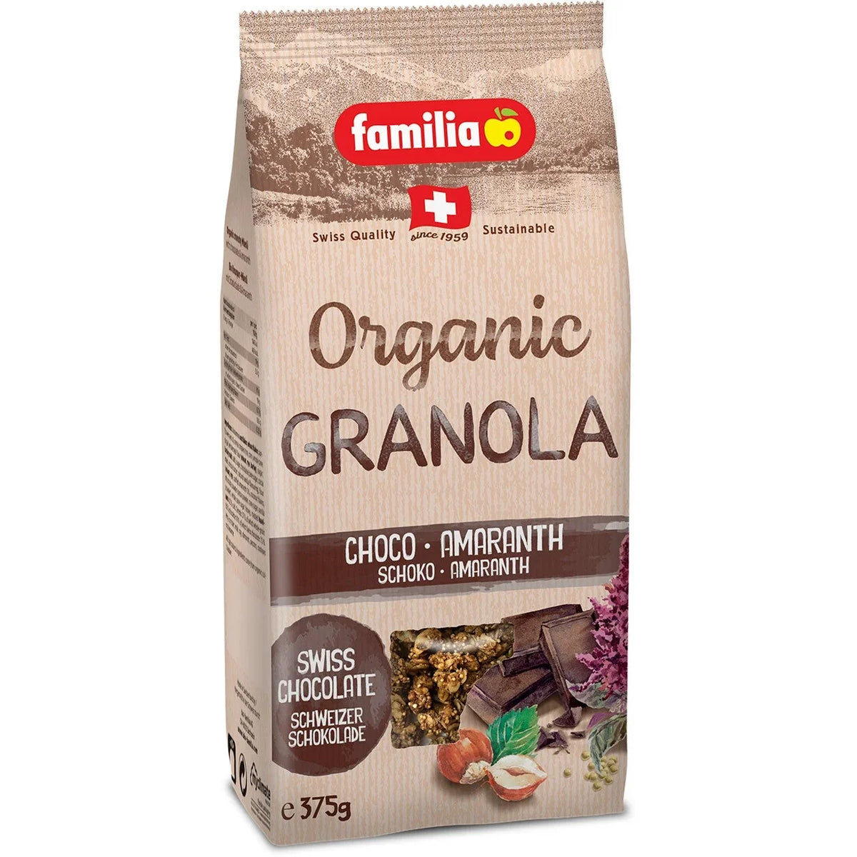 Familia Organic Granola Cereal - Choco Amaranth 375g