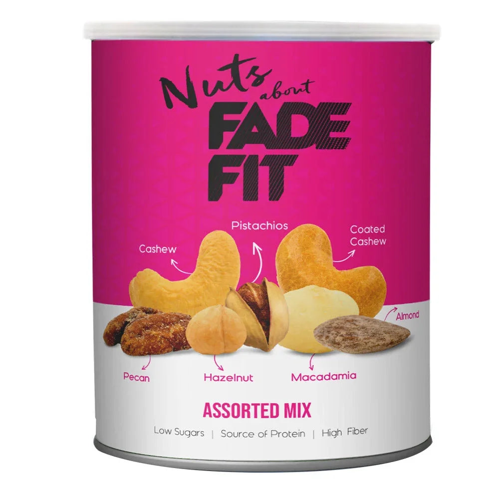Fade Fit Assorted Mix Nuts,Low Sodium 200gm