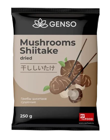 GENSO Dried Shiitake Mushrooms 250g