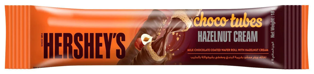 Hershey's Choco tubes Hazelnut Cream, 18gm