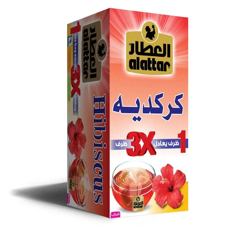 Al Attarالعطار Hibiscus Zero Sugar 20 Tea Bags 36g