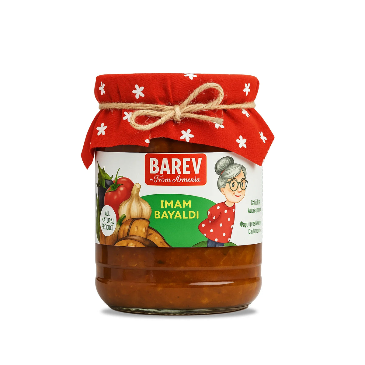 Barev Imam Bayaldi Traditional 100% Natural Eggplant Stew 720g