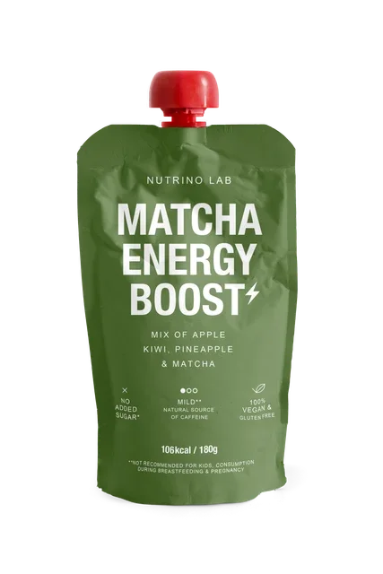Nutrino Lab Matcha Energy Boost – Mix of Apple, Kiwi, Pineapple & Matcha 180g