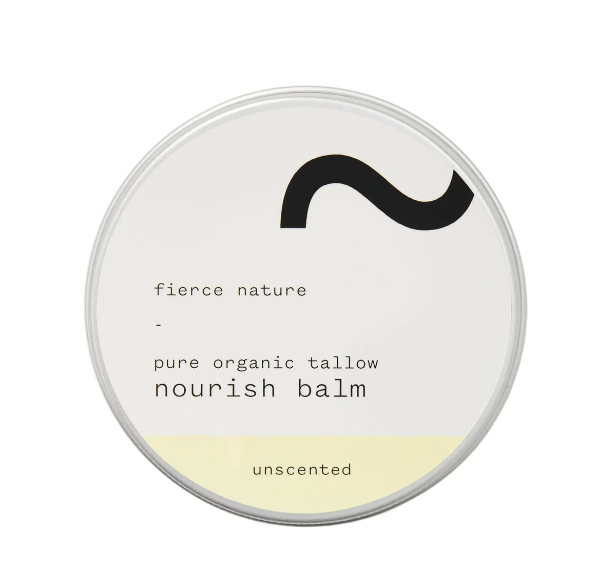 Fierce Nature Pure Organic Tallow Nourish Balm Unscented 100g