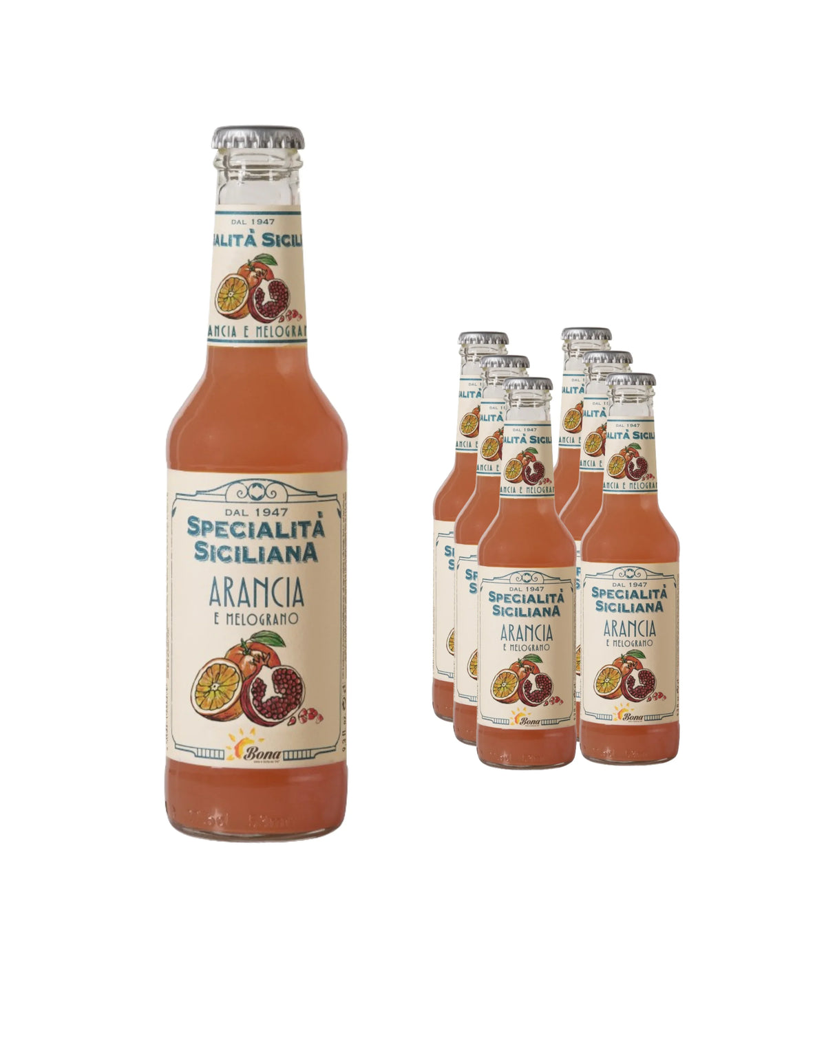 Specialita SicilianaArancia E Melograno Soft Drink 275ml (Pack of 6)