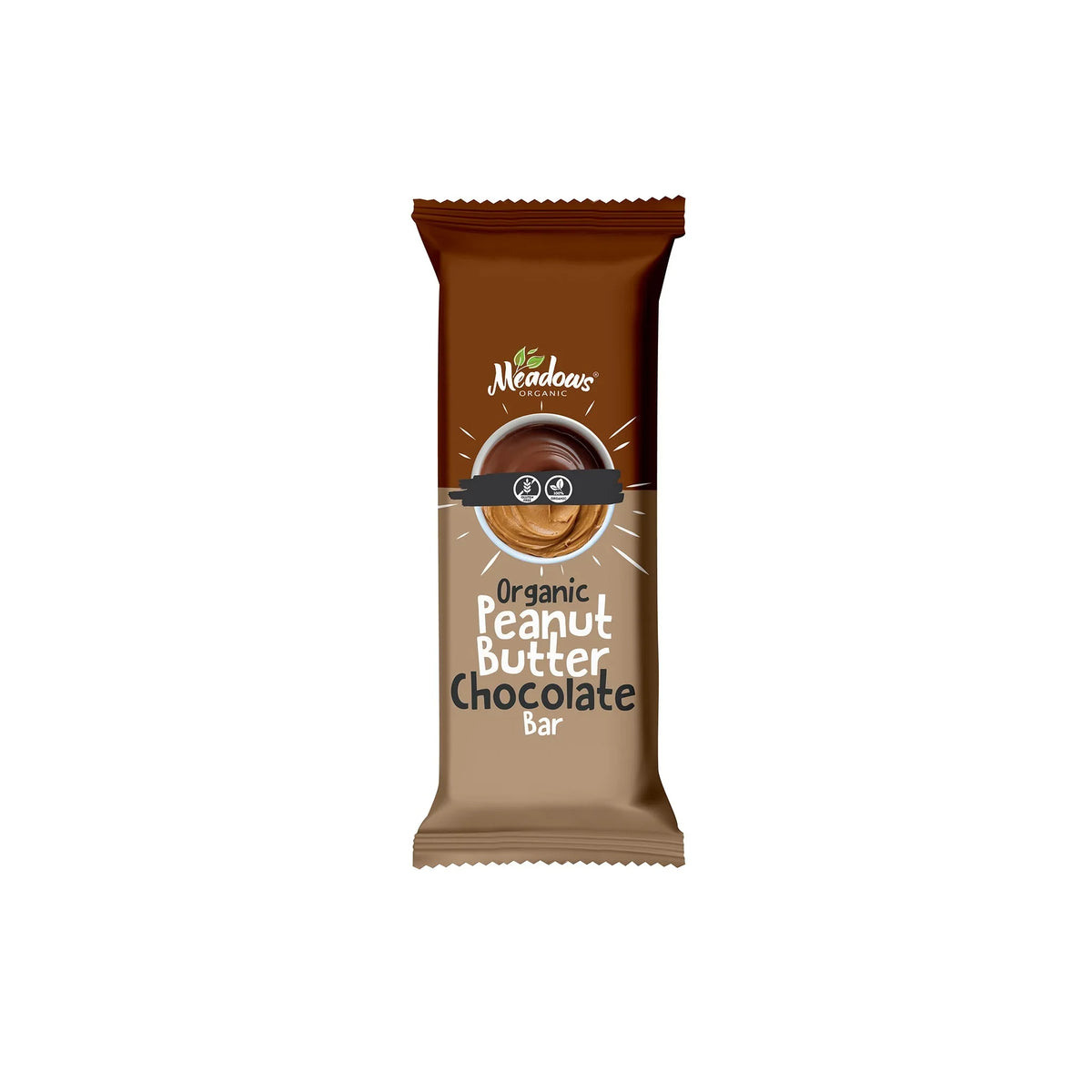 Meadows Organic Peanut Butter Chocolate Bar 40g