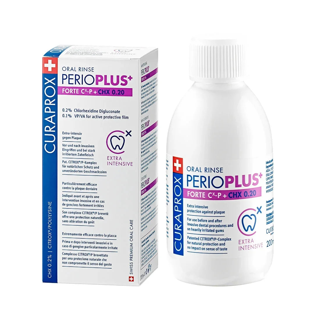 Curaprox Perio plus forte, CHX 0.20, 200 مل، دولي
