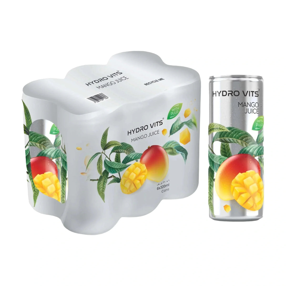 Hydro Vits Mango Juice, 6 × 320 ml