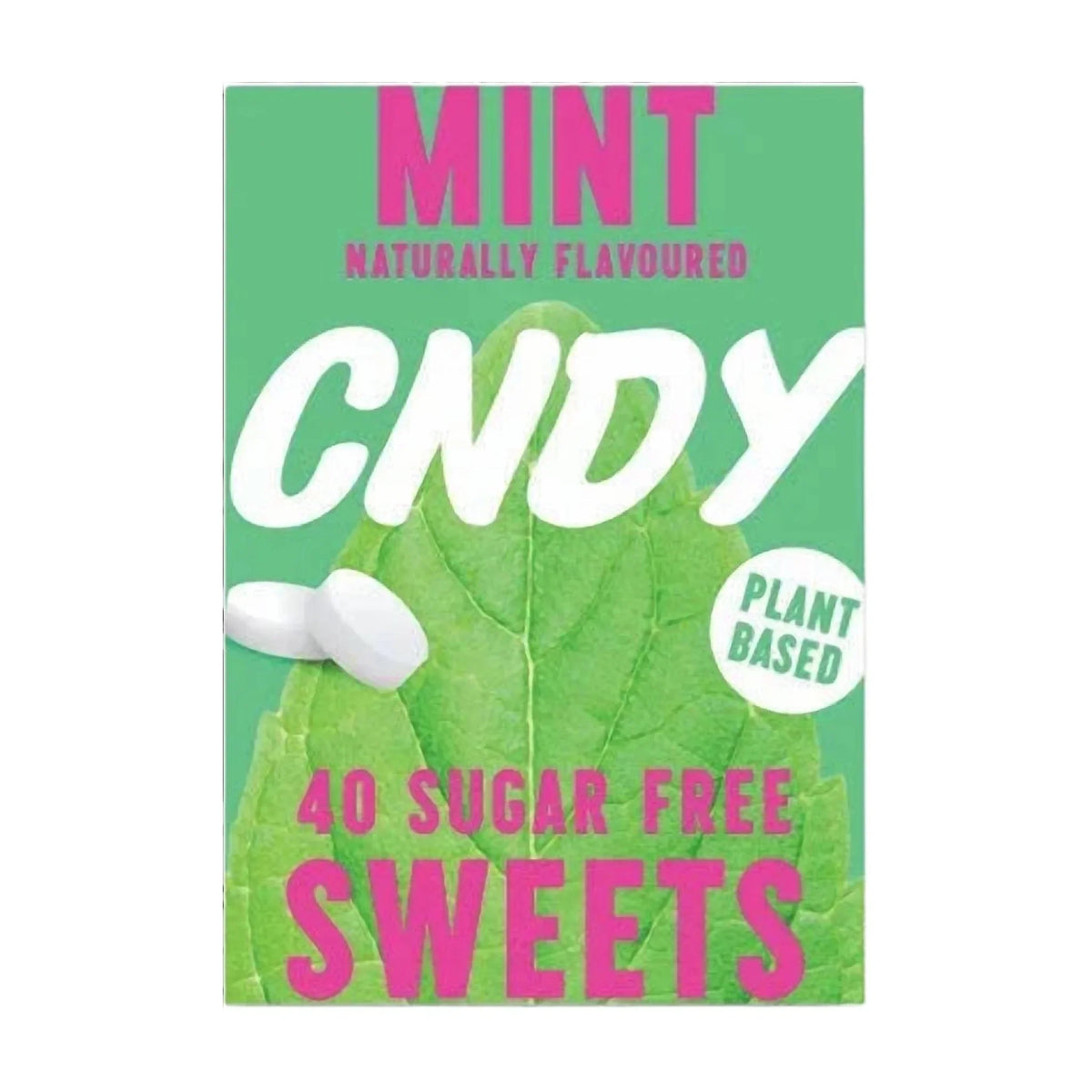 CNDY Sugar-Free Mint Sweets, 7 × 40 g