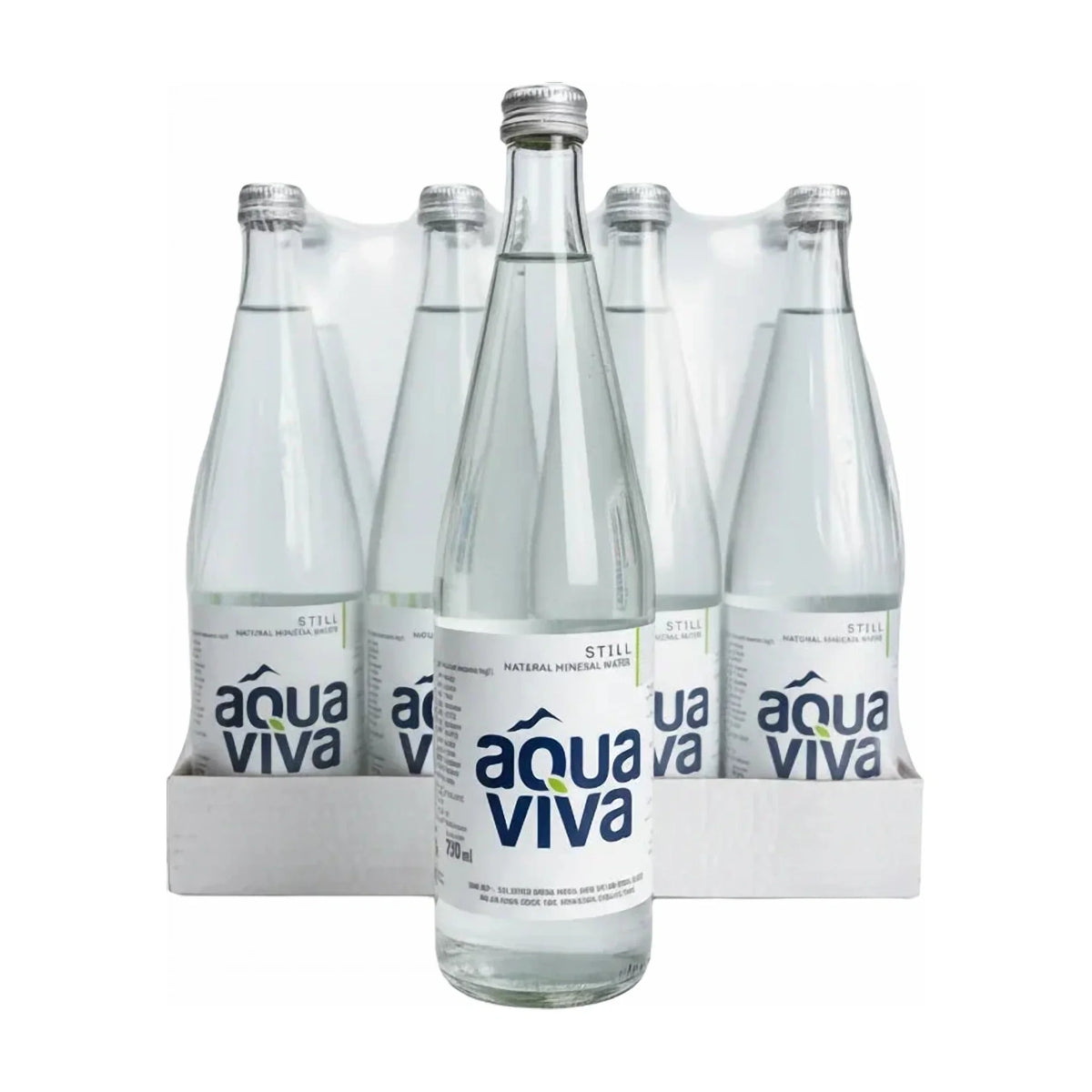 Aqua Viva Still Water, 12 × 750 ml Glass