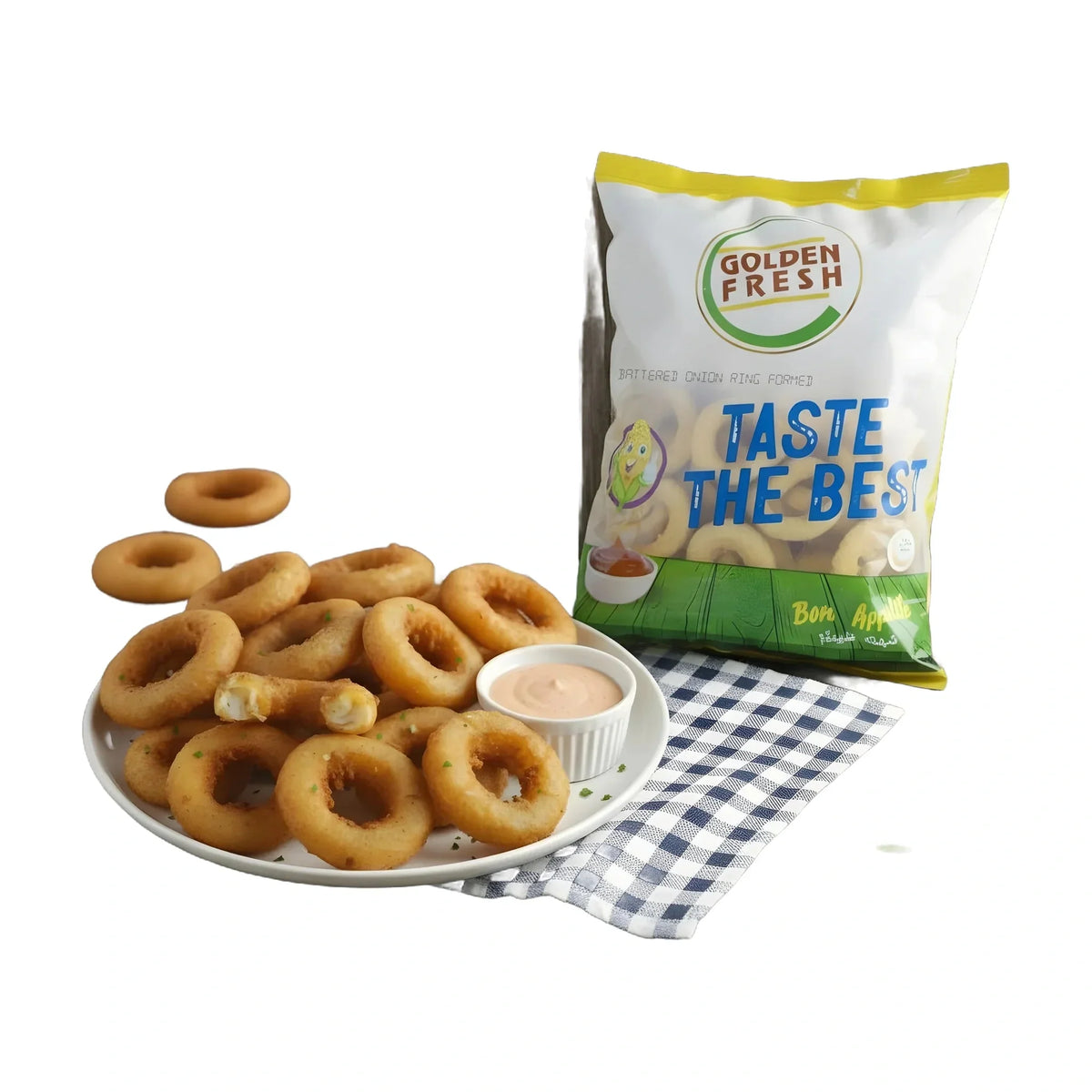 Formed Battered Onion Rings - 908g