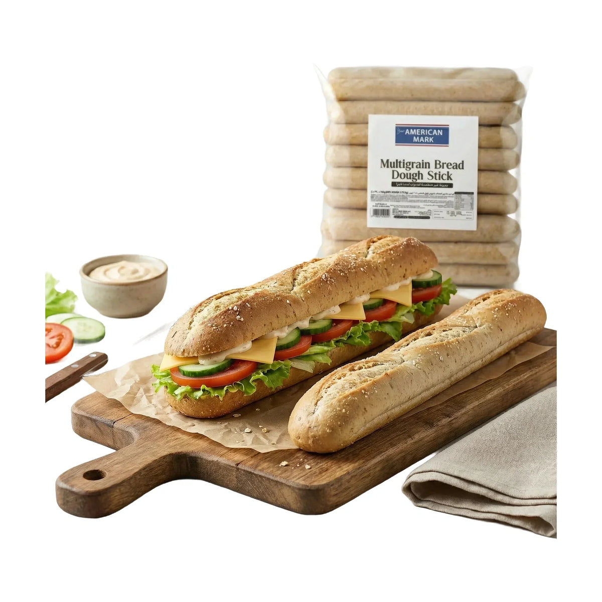 Multigrain Bread Dough Sticks, 21 Pieces