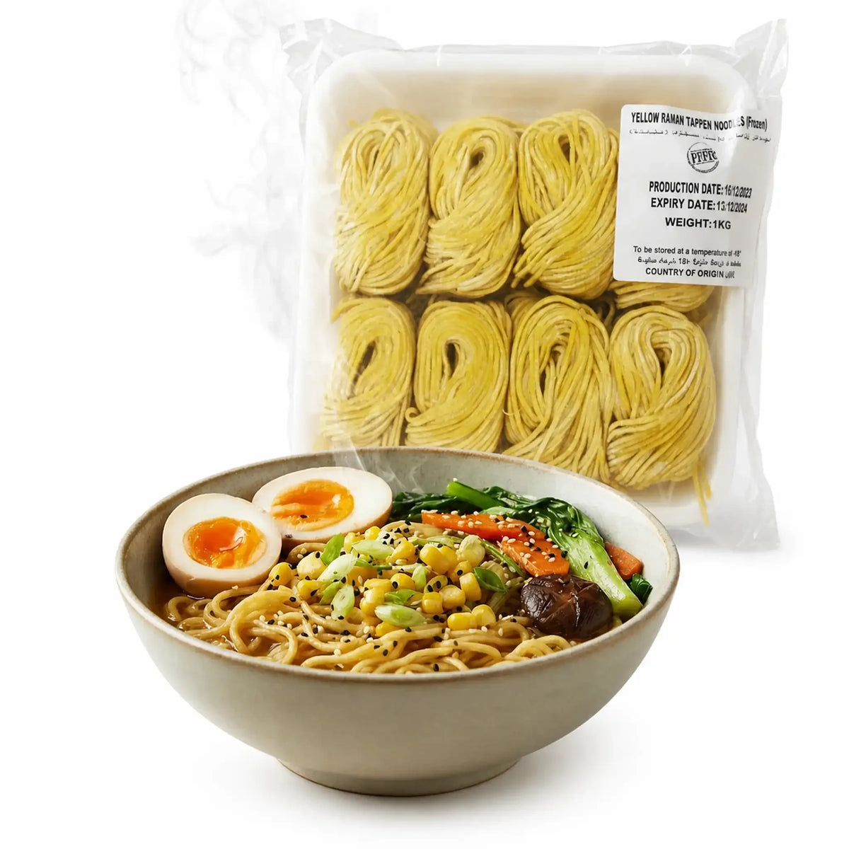 Yellow Ramen Tappen Noodles (1 Kg)