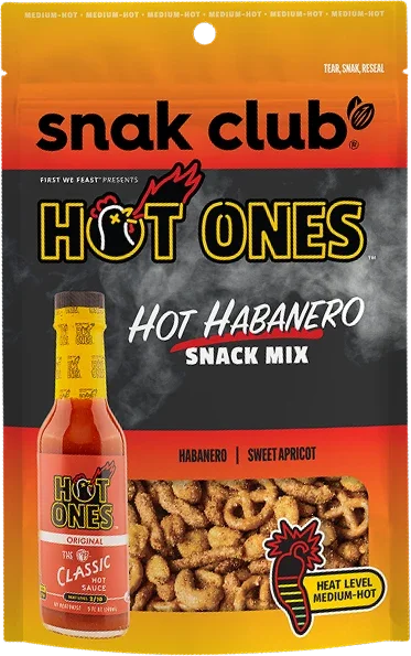 Snak ClubHot Ones™ Hot Habanero Snack Mix 128g