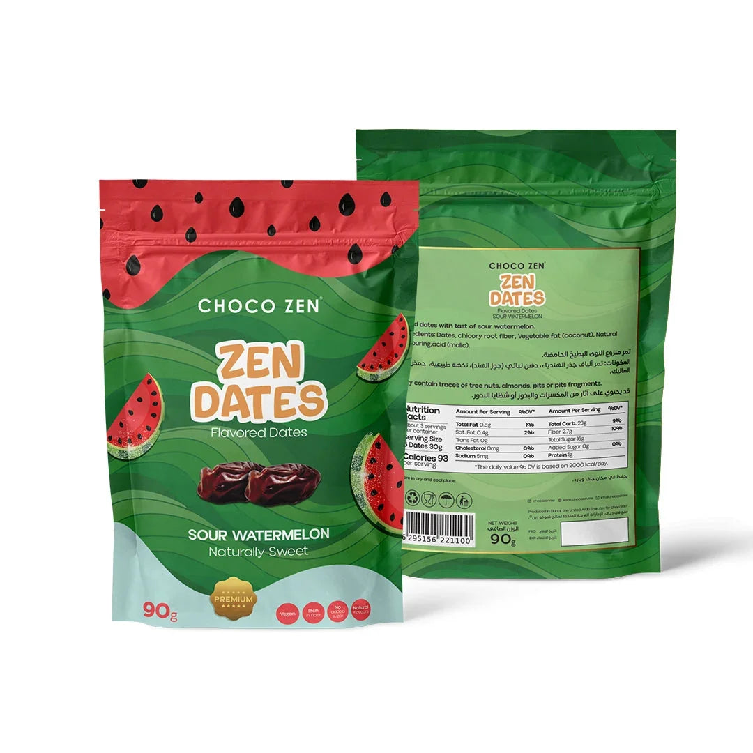 Choco Zen Sour Watermelon Zen Dates 90g