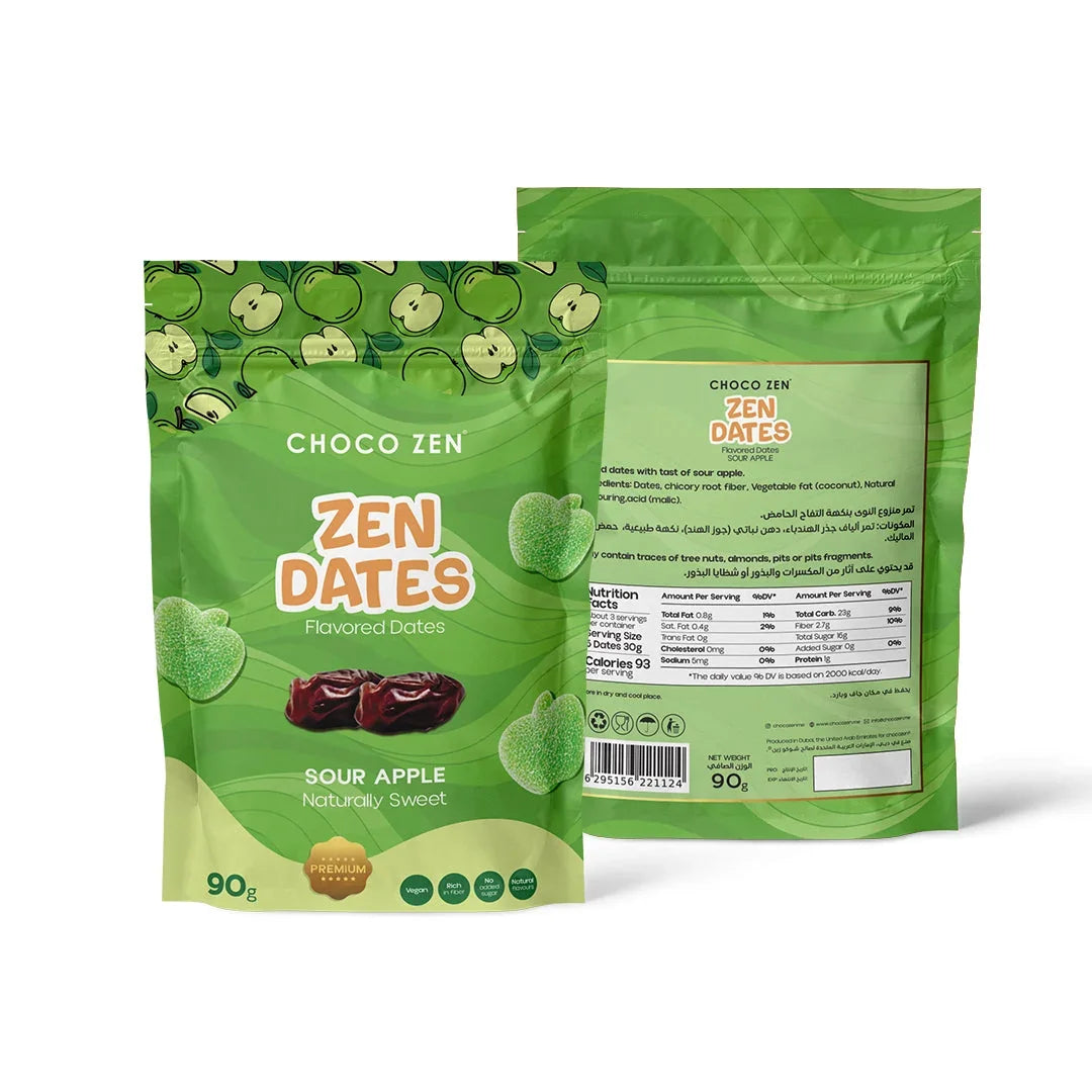 Choco Zen Sour Apple Zen Dates 90g