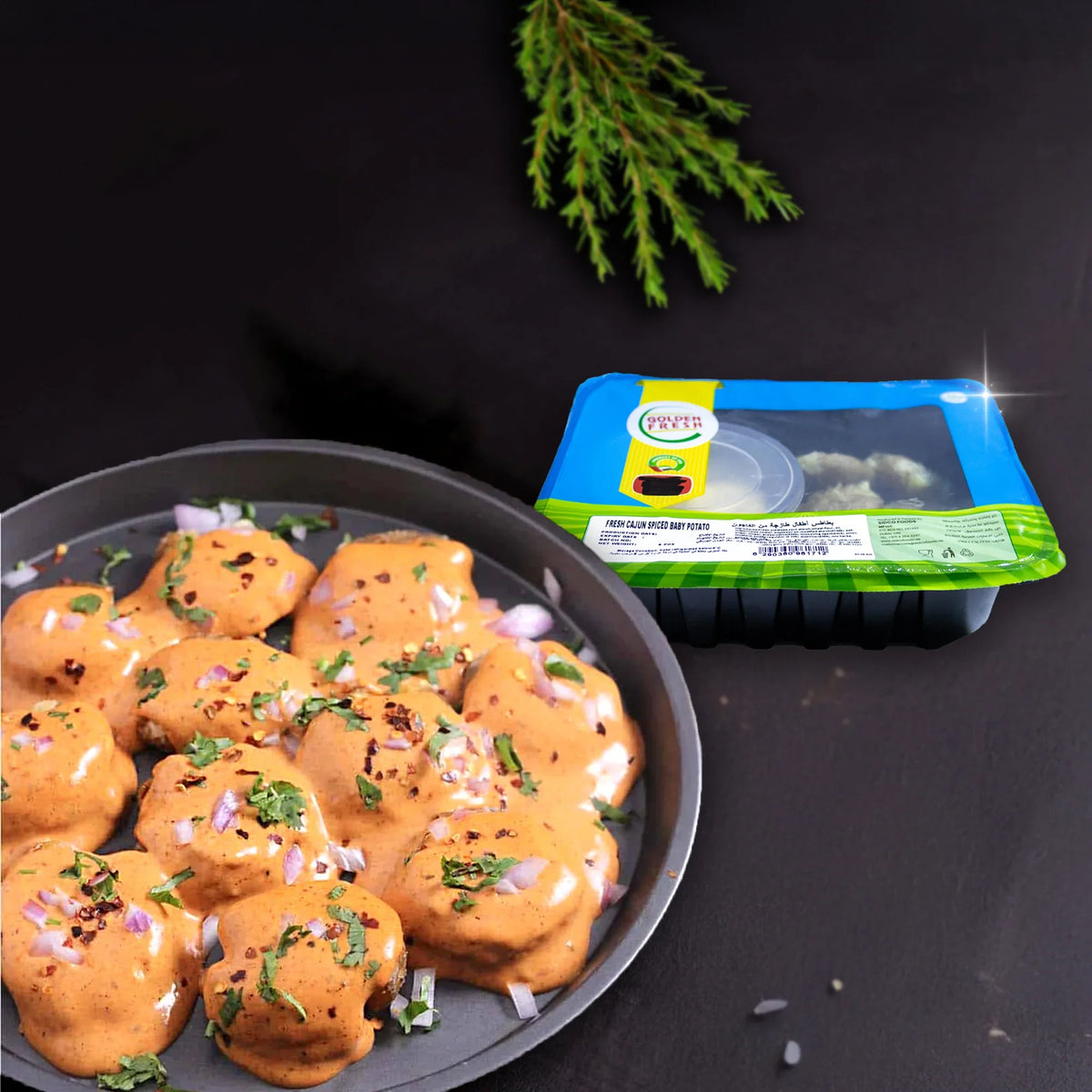Fresh Cajun Spiced Baby Potatoes (6pcs)