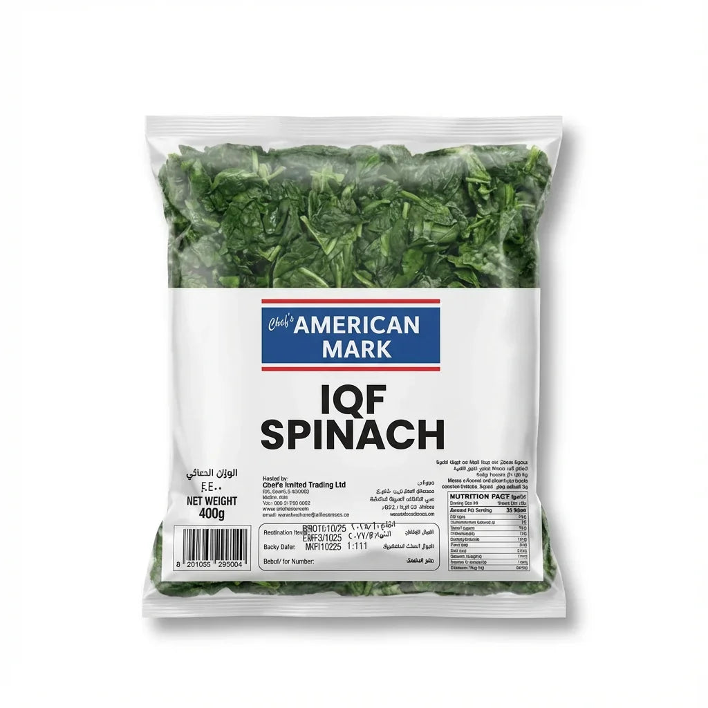 Spinach Chopped IQF  400g