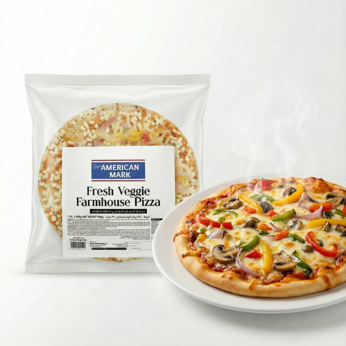 Frozen Veggie Farmhouse Pizza 8 inch (240g) | American Mark