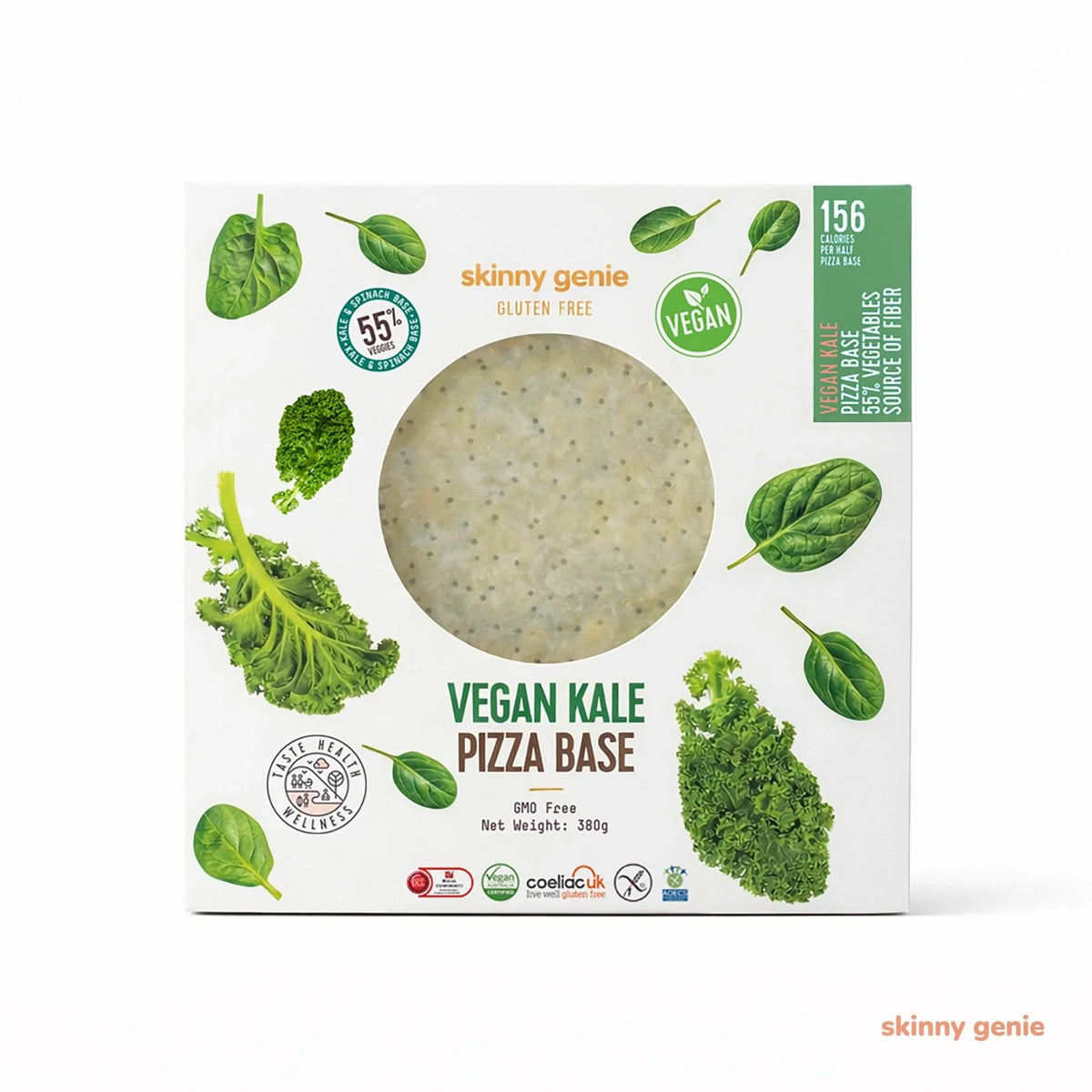 Vegan Kale Pizza Base