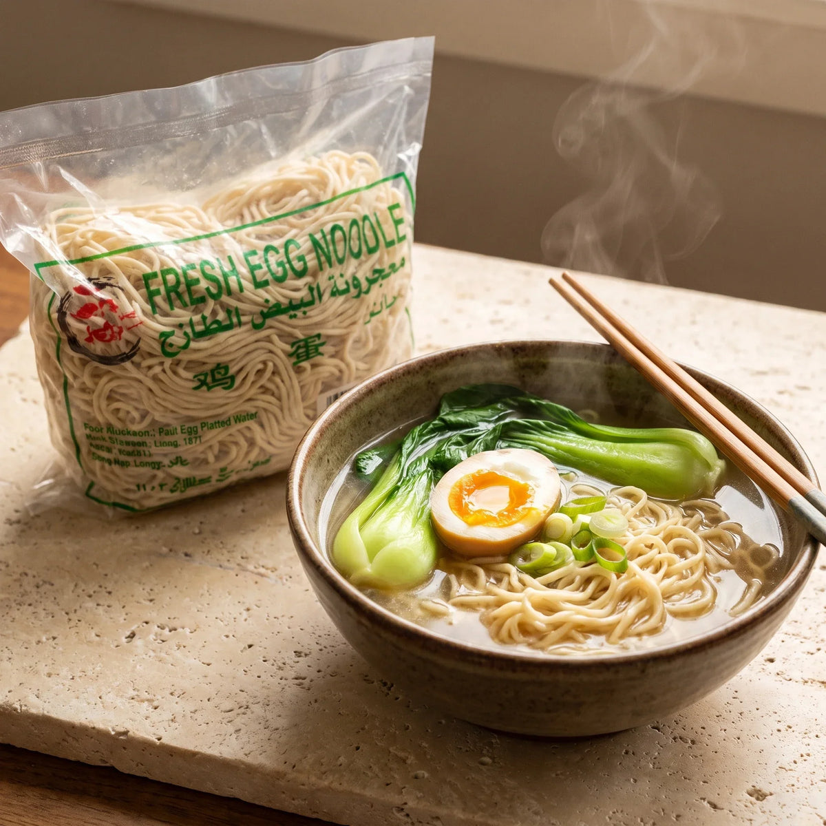 XI SHI Fresh White Egg Noodles