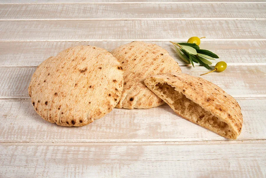 Nina Frozen White Pita Bread Medium 14 cm (6pcs) 480g