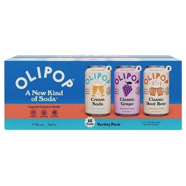 Olipop Variety Pack، نوع جديد من الصودا